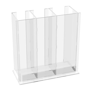 Contenitore Porta Coppette Gelato 3 Colonne in plexiglass - DANIELI